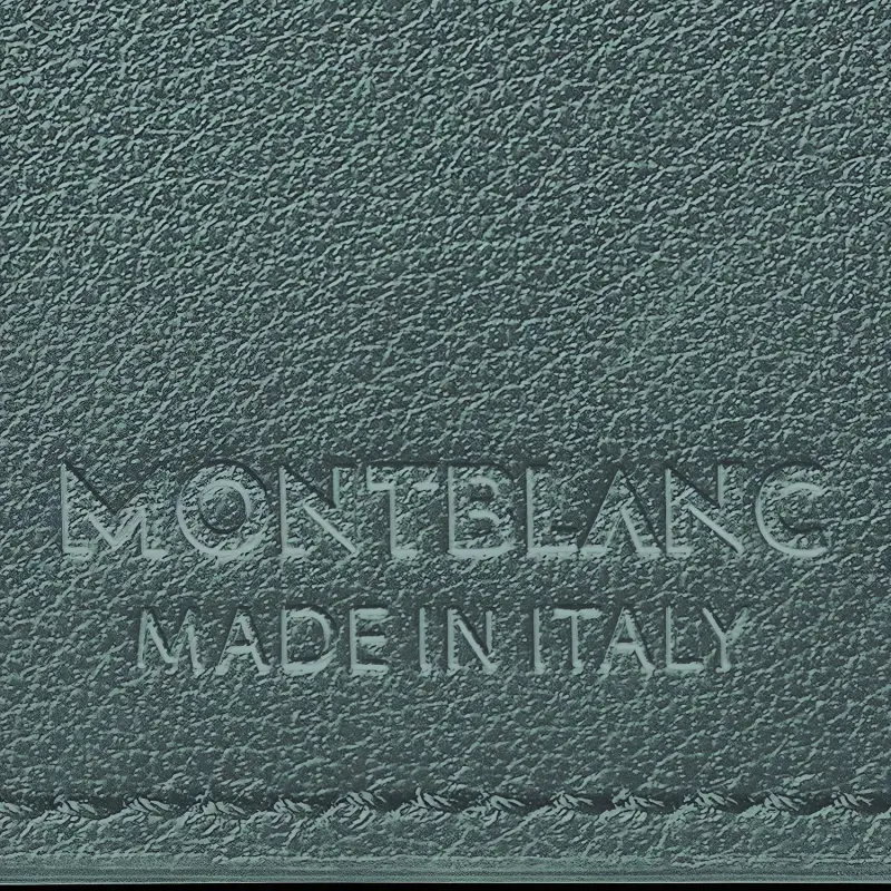 MONTBLANC Meisterstuck Grain Cow Leather Card Holder Men's Green-2
