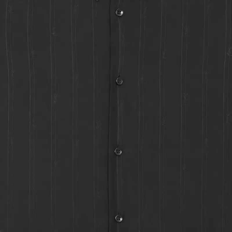SAINT LAURENT Buttoned Short Sleeved Shirt-5