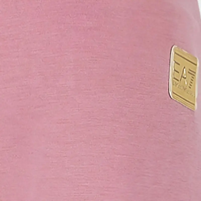 EMPORIO ARMANI EA7 Knitted Sweatpants Women's Pink-3