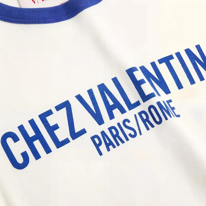 Valentino Chez Valentino Printed Crewneck T Shirt-4
