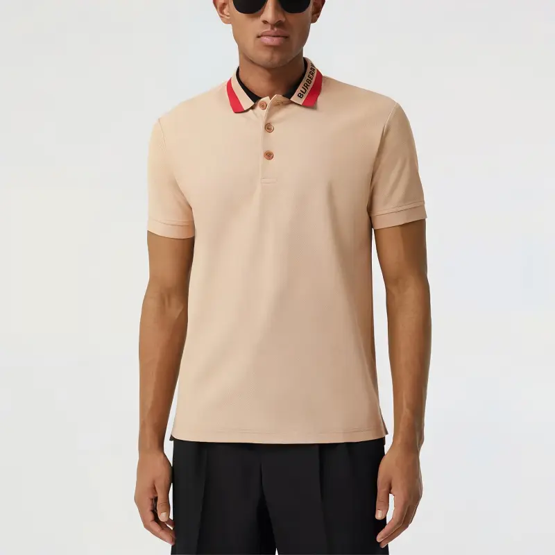 Burberry Polo Shirts Men Tawny-2