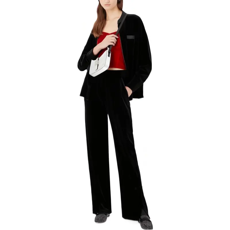 EMPORIO ARMANI Casual Pants Women's Black-1