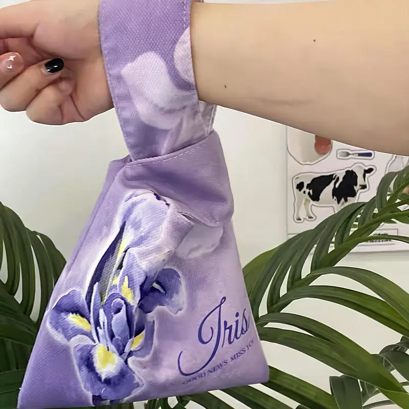 AOSONG Suede Tech Fabric Handbag Regular Unisex Iris-2