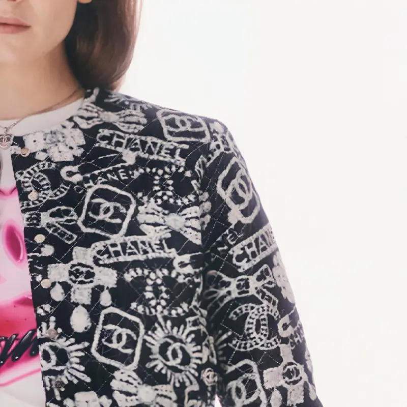 CHANEL Jackets Coats Women's Black-2