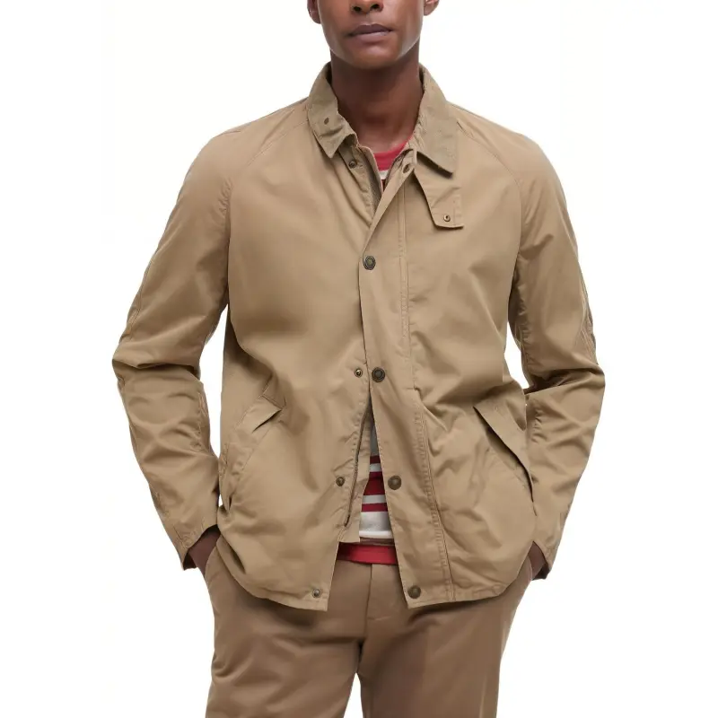 BARBOUR Collared Button Up Jacket-1