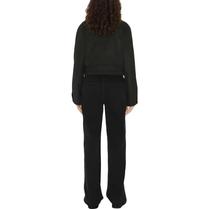 Burberry Corduroy-collar Cropped Jacket-2