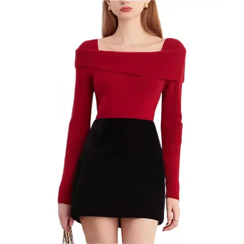 DPLAY Knitwear Women's Jam Red