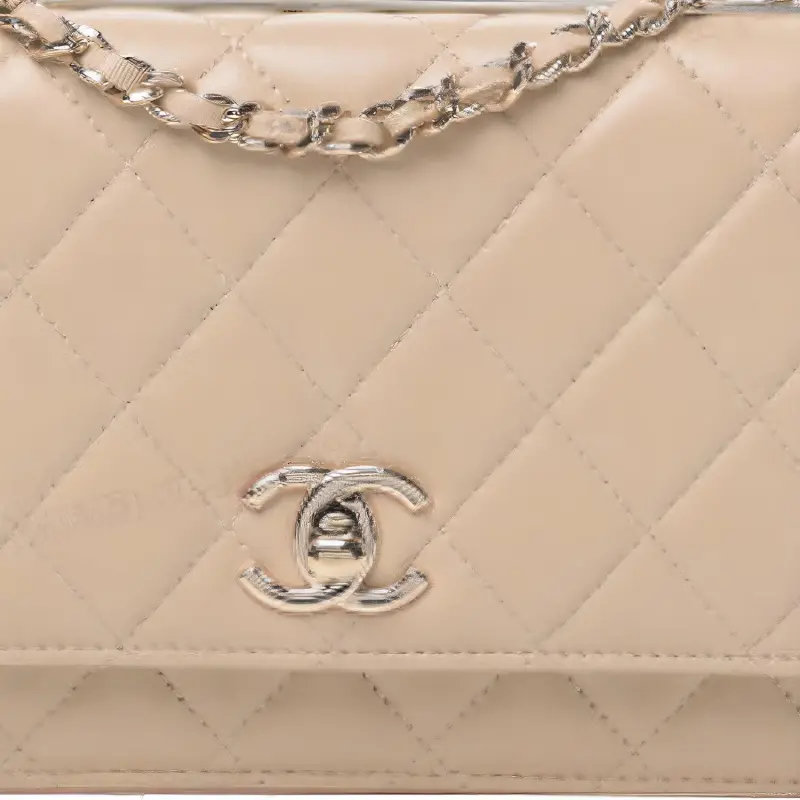 CHANEL Trendy Cc Sheepskin Chain Shoulder Bag, Crossbody Bag Women's Pink-2