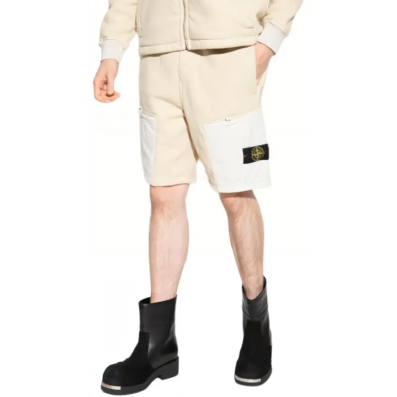 STONE ISLAND Casual Shorts Men's White-2