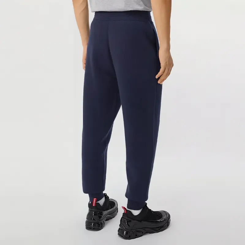 Burberry Embroidered Monogram Cashmere Track Pants-2