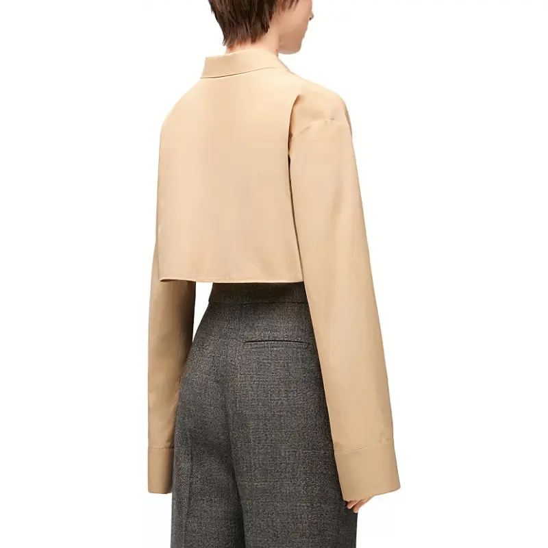 LOEWE Cropped Shirt 'Cotton Candy'-6
