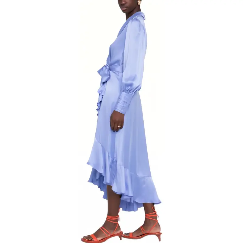 Zimmermann Silk Wrap Midi Dress-1