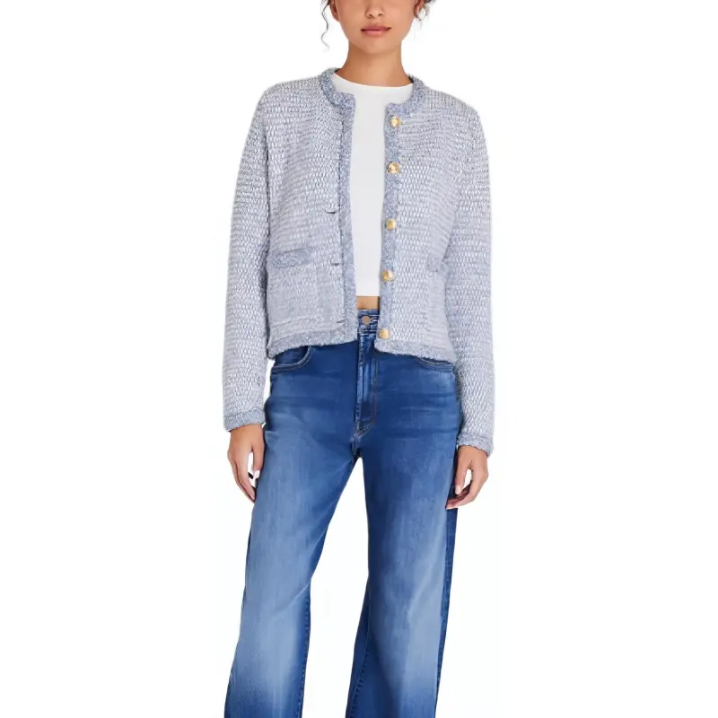 CLUB MONACO Jacket Women's Light Gray Blue-2