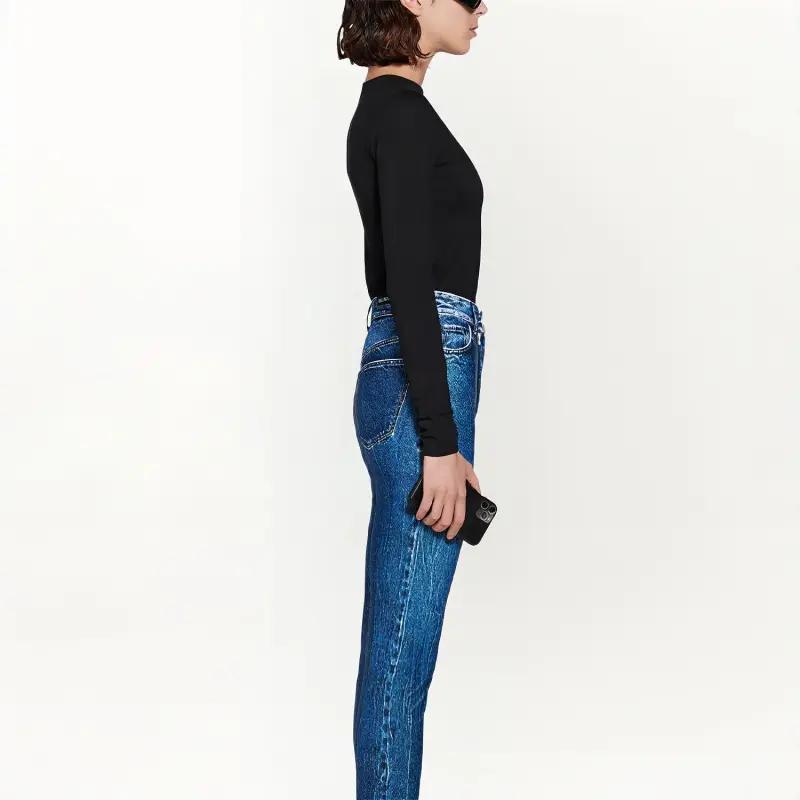 Balenciaga Jeans Women's Dark Blue-3