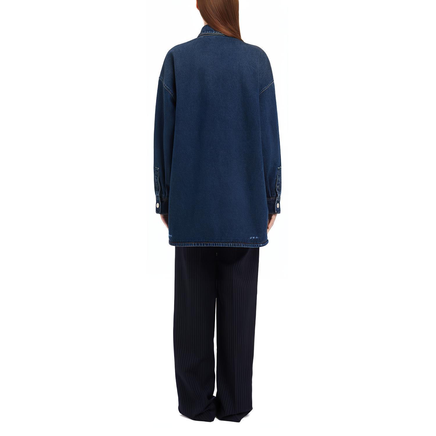 PRADA Shirts Women's Blue - POIZON