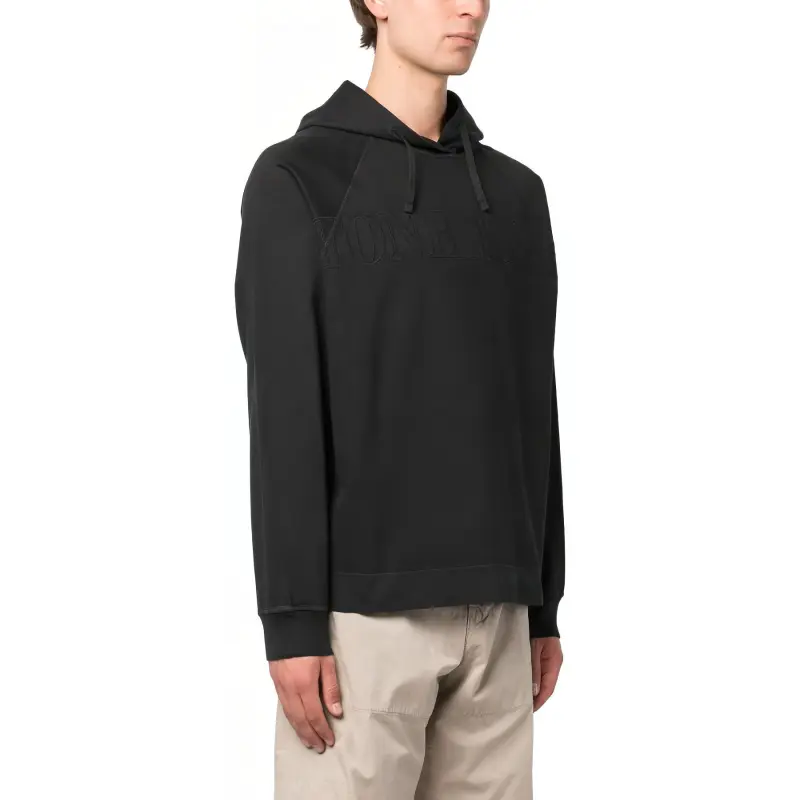 STONE ISLAND Logo print Cotton Hoodie-3