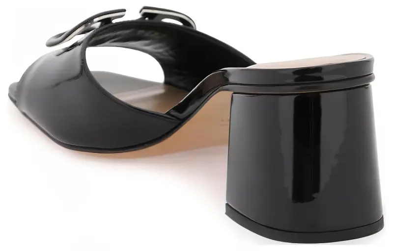 Valentino Vlogo Slide Slippers Women's Black-2