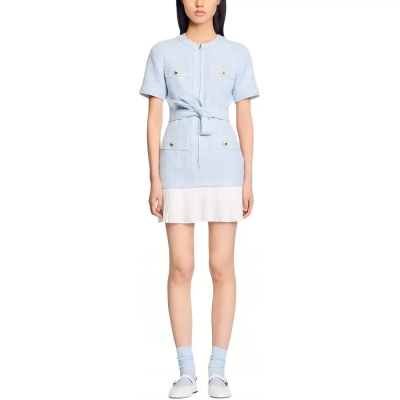 Sandro Tweed Mini Dress-4