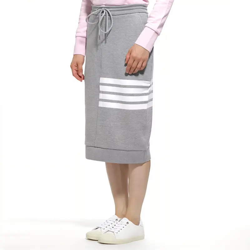 THOM BROWNE 4-Bar Fitted Skirt-2
