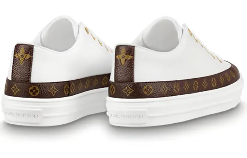 LOUIS VUITTON Stellar Sneakers 'White With Monogram Deco' Women's-4
