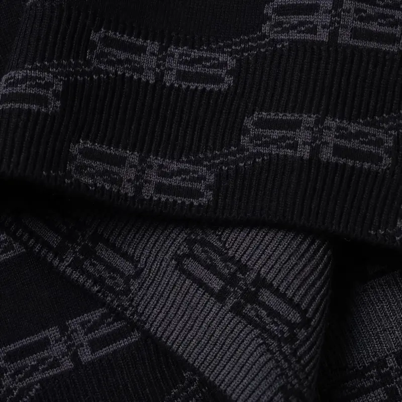 Balenciaga Bb Monogram Crewneck Black-4