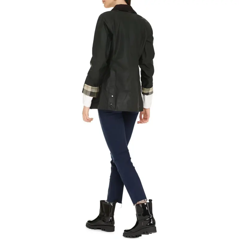 BARBOUR Long Sleeved Checked-Trim Jacket-3