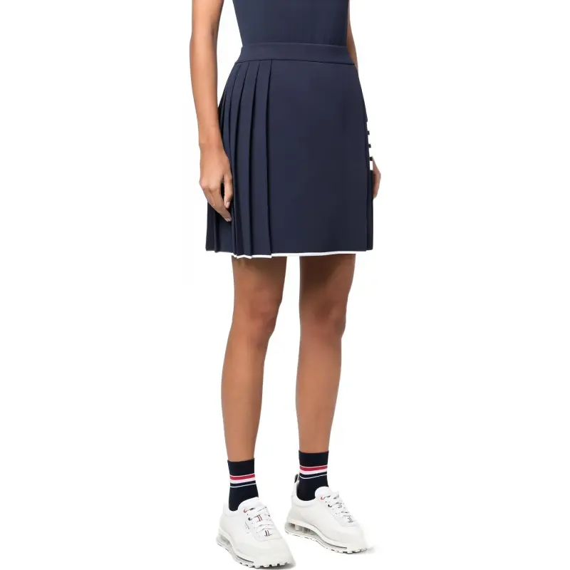 THOM BROWNE· Casual Short Skirts Women's Marine Blue-3