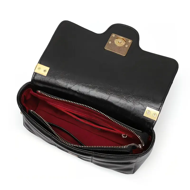 PIERRE CARDIN Cow Leather Crossbody Bag, Shoulder Bag Women's Multicolor-4