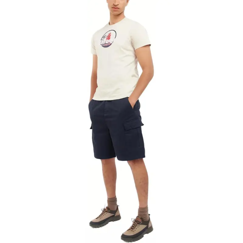 BARBOUR T Shirts Men Beige-3