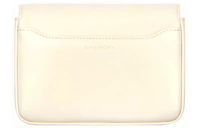 Givenchy 4G Cow Leather Shoulder Bag Crossbody Bag Small Size Women's Ivory White-3