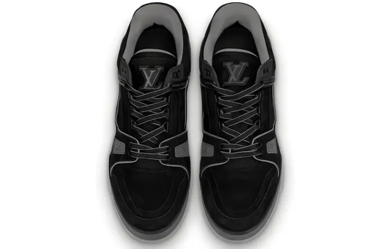 LOUIS VUITTON Lv Trainer 'Triple Black'-3