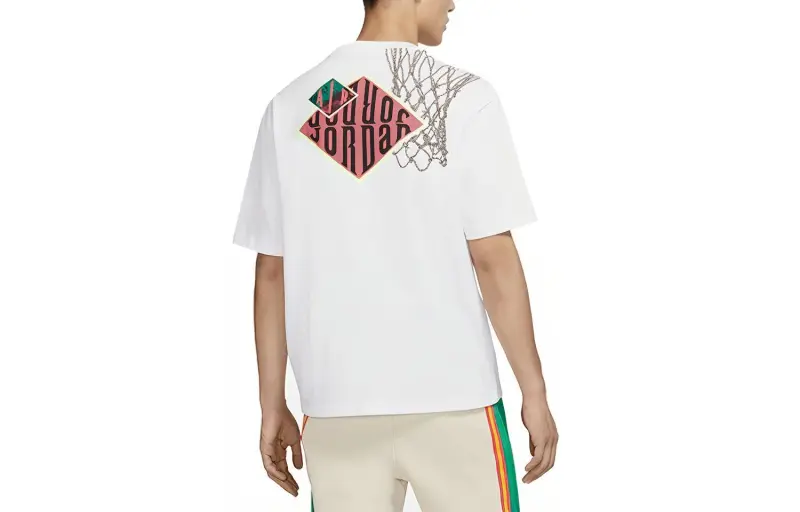 Jordan Men's Basketball T Shirt Men's White-1