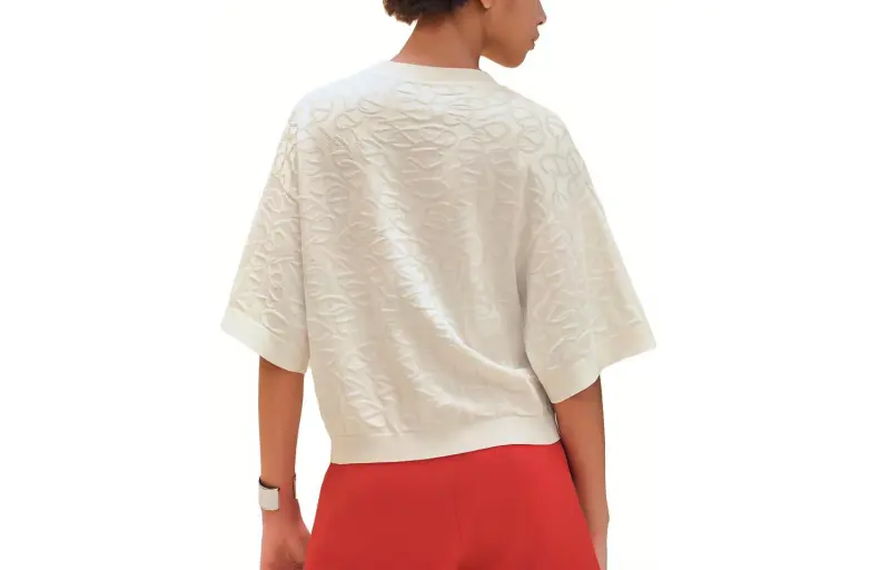 HERMES Knitwear Women's Gray White-1