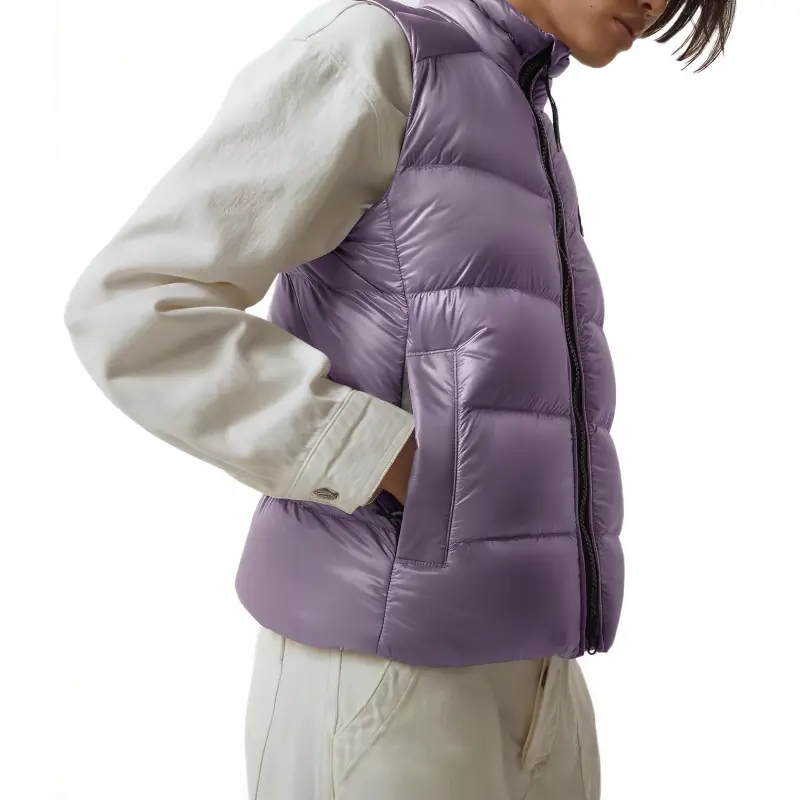 Canada Goose Vest Women's Thistle Flower Purple-3