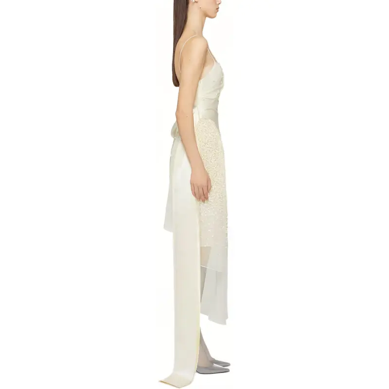 GIVENCHY SS24 Slip Dresses Women's Butter-3