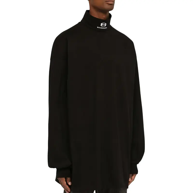 Balenciaga Sweater Regular Fit Men's Black-4