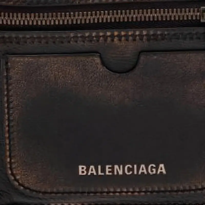 Balenciaga Vintage Effect Bifold Wallet-4