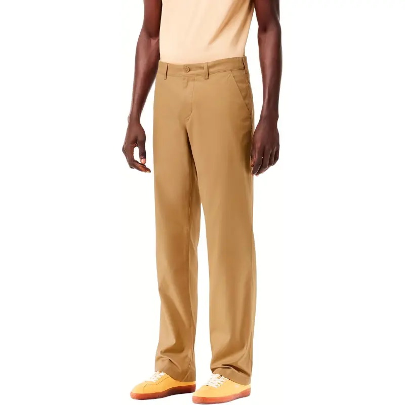 LACOSTE Casual Pants Men's Beige-4