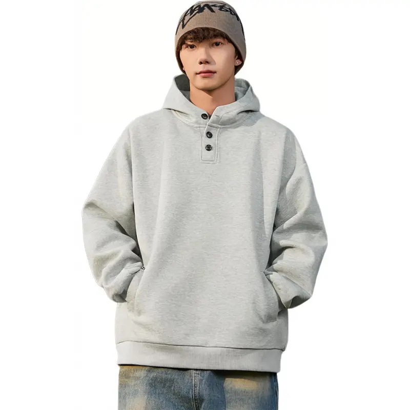 WOOD SOON Vintage Loose Fit Trendy Versatile Pullover Top Unisex-5