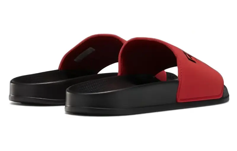 Reebok Fulgere Slide Quiet Abrasion-Resistant Slide Slippers Men's Red Black-3
