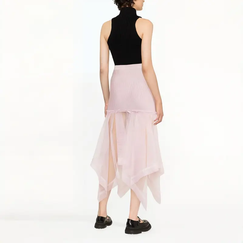 Alexander McQueen Casual Long Skirts Women's Light Purple-2