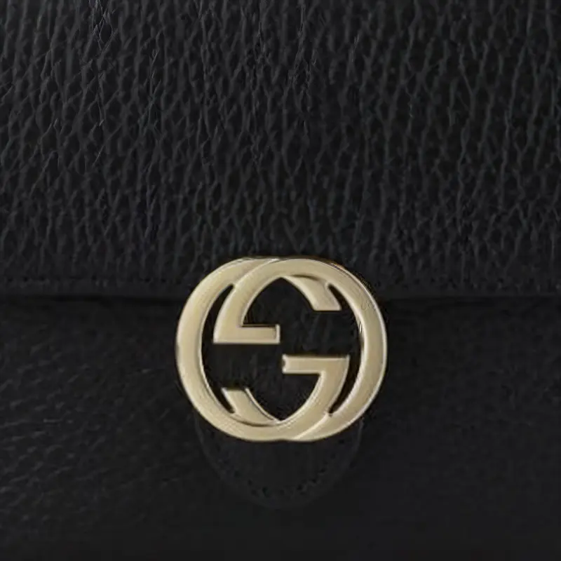 GUCCI Interlocked Gg Wallet Small Black-4