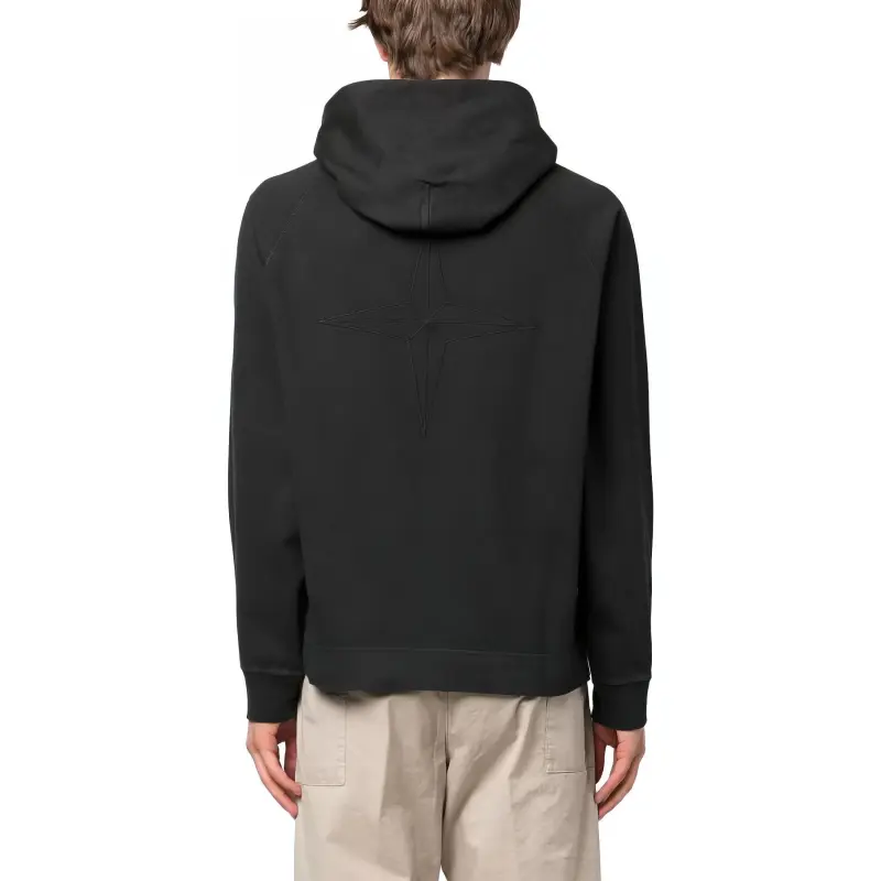 STONE ISLAND Logo print Cotton Hoodie-2