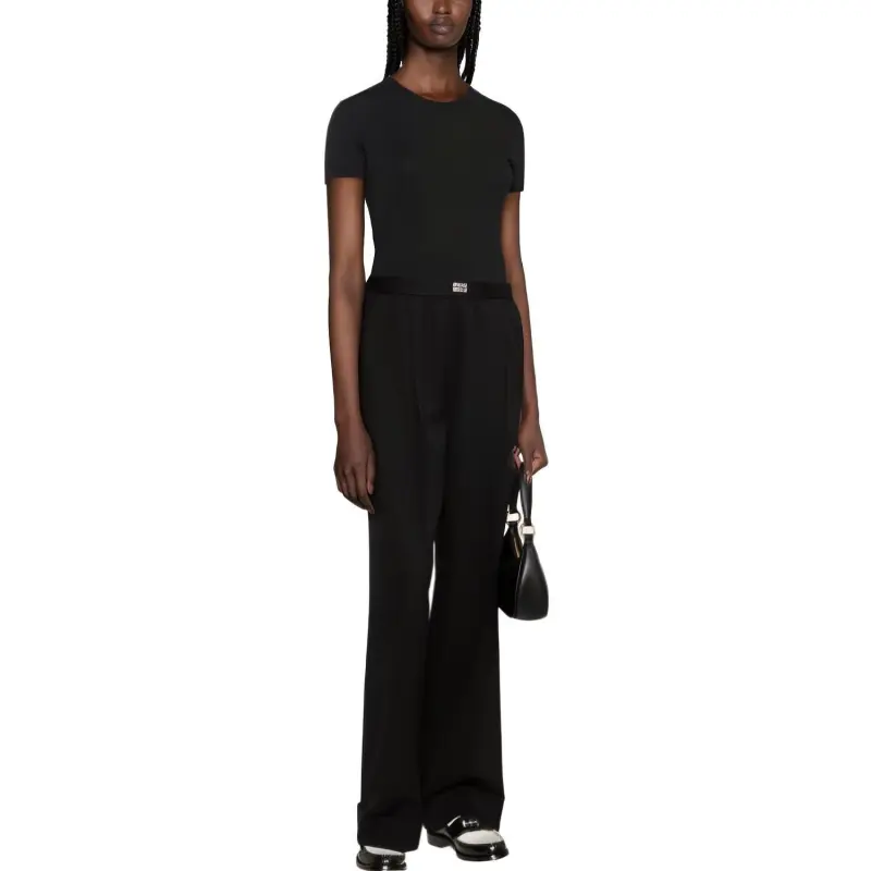 MIU MIU Casual Pants Women's Black-3