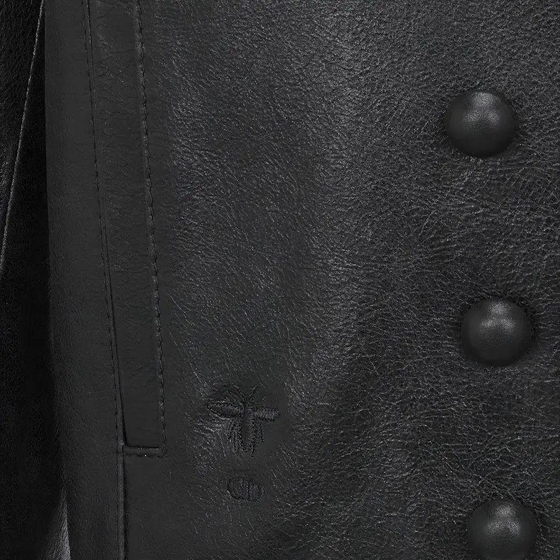 DIOR Leather Jacket Women's Black-2