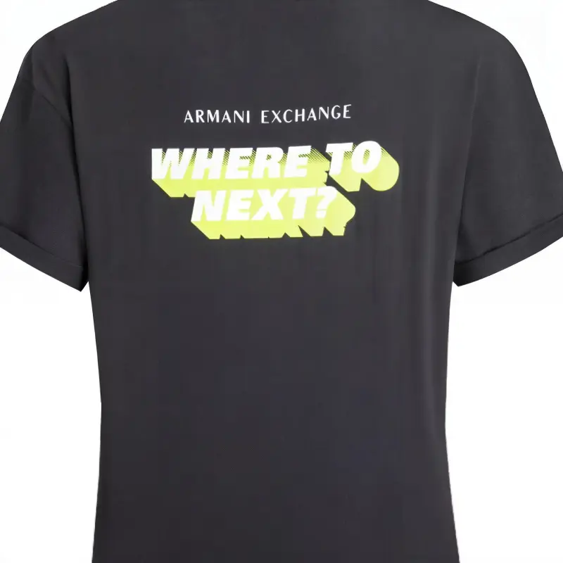 ARMANI EXCHANGEAE Regular T Shirt Women's Black-3