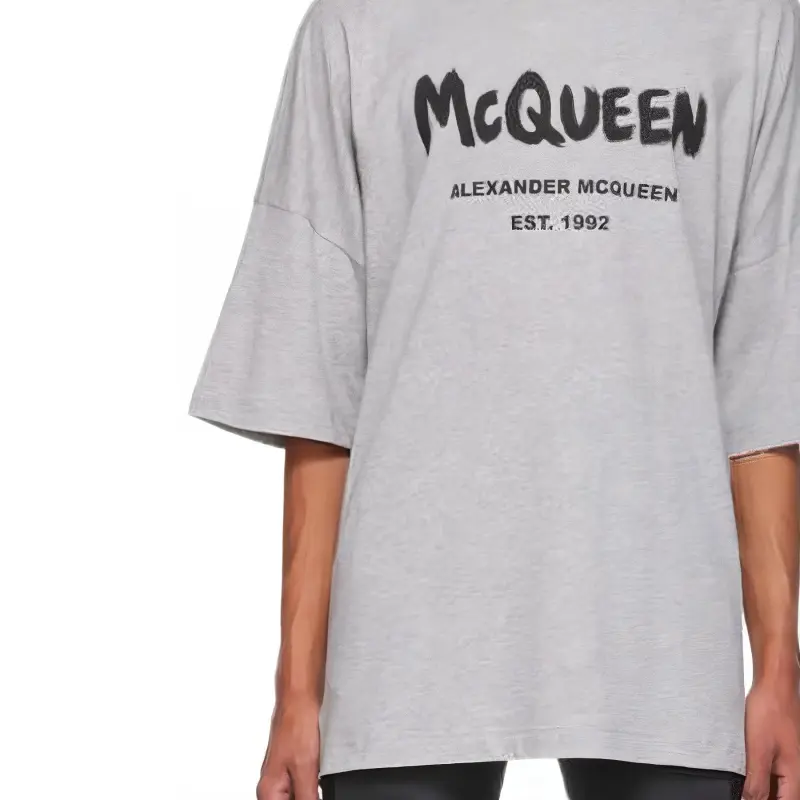 Alexander McQueen T Shirt Men's Gray-3