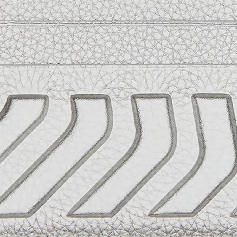 Balenciaga Car Card Holder Metallized Silver-4