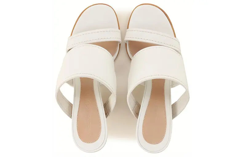 Alexander McQueen Slide Slippers Women's White-3