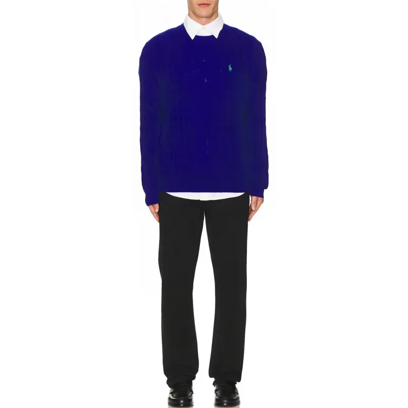 Polo Ralph Lauren Pony Embroidered Cable Knit Jumper-2